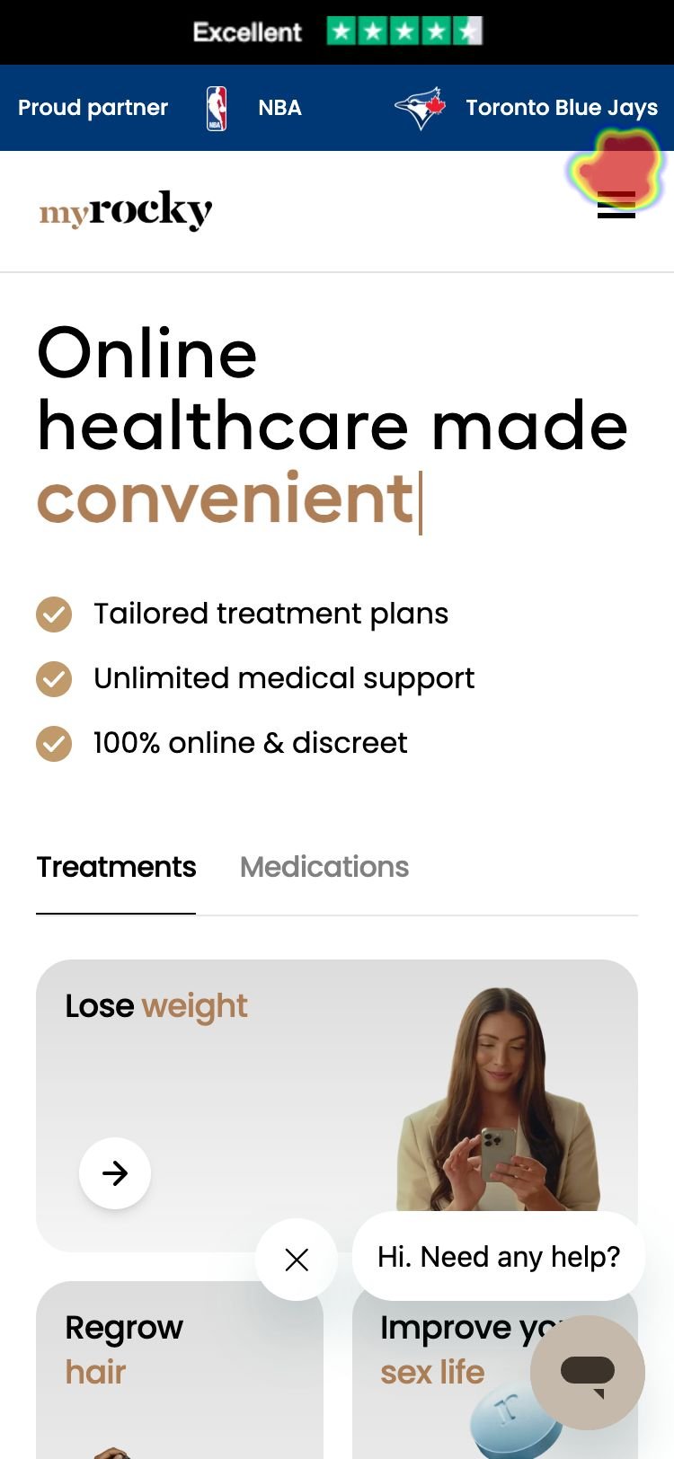 home composited heatmap